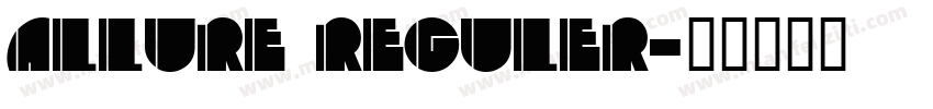 allure reguler字体转换